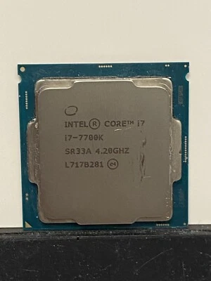 Intel i7-7700K(SR33A) @ 4.20GHz / 8MB /Socket 1151/Processor ONLY - Image 1 of 2