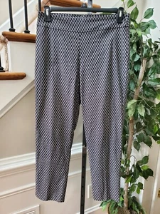 Counterparts Women's Black Rayon Pull On Mid Rise Comfort Waist Pant Size 12 - Picture 1 of 10