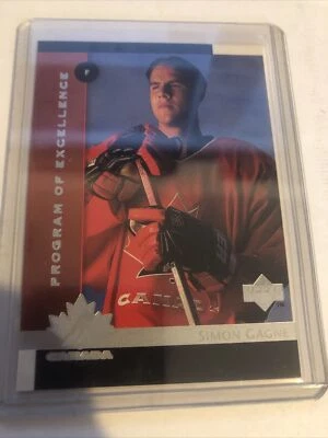 97-98 Upper Deck Simon Gagne Rookie # 411 - Image 1 of 2