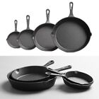 Uncoated Nonstick Frying Pan Cast Iron Saute Pot  Food Frying