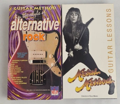 METAL METHOD Guitar - Beginner VHS Doug Marks & Guitar Method Alternative Rock - Image 1 of 4