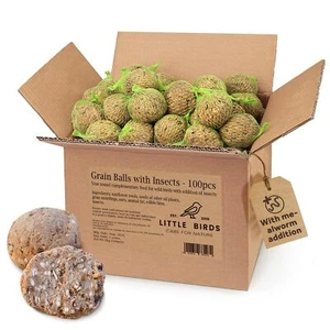 Meisenknödel mit Netz 100 Stück 9 kg - Rindertalg ohne Konservierungsstoffe -... - Bild 1 von 7