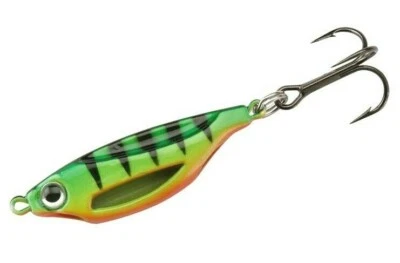 13 Fishing Flash Bang 3/8 oz Jigging Rattle Spoon Ice Fishing - Choose Color