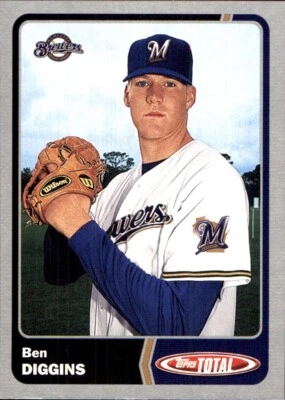 2003 Topps Total SILVER #330 Ben Diggins MILWAUKEE BREWERS - Image 1 of 2