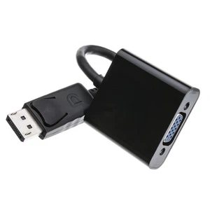 DisplayPort (DP) to VGA Adapter Converter Cable 1080p Full HD For PC HDTV LED - Picture 1 of 1