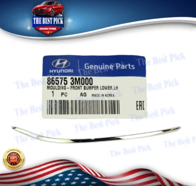 ⭐GENUINO⭐ MOLDEADO PARACHOQUES DELANTERO INFERIOR IZQUIERDO PARA GENESIS 2009-2011 865753M000 Foto 1 de 4