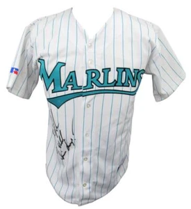 Darren Daulton Signed/Inscr Russell Baseball Jersey Florida Marlins JSA 191748 - Picture 1 of 5