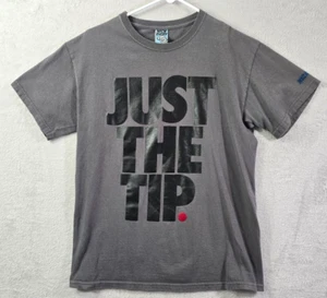 Nick Every 'JUST THE TIP' Logo Gray T-Shirt Mens Size M - Picture 1 of 10