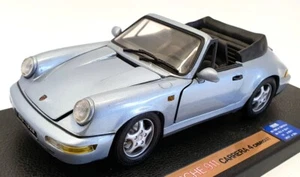 Anson 1/18 Scale Model Car 30309-W - Porsche 911 Carrera 4 Cabriolet - Silver - Picture 1 of 5