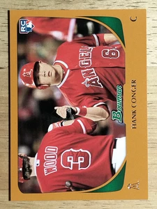 2011 Bowman Orange #219 Hank Conger - Foto 1 di 2