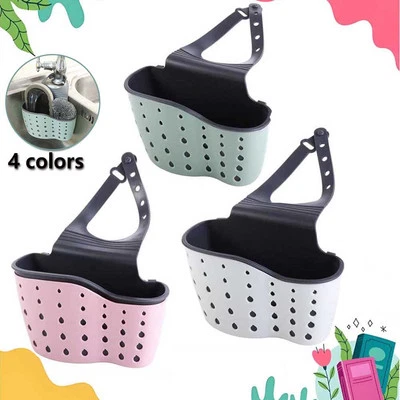1 pieza Fregadero de Cocina Cesta Colgante Almacenamiento Hogar Colgante Drenaje Cesta Ajustable Foto 1 de 4