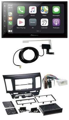 Pioneer USB MP3 2DIN Bluetooth DAB Autoradio für Mitsubishi EVO Lancer ab 08 - Bild 1 von 4