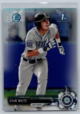 2017 Bowman Draft - Chrome Evan White #BDC-178 Refractor (RC) - Image 1 of 2