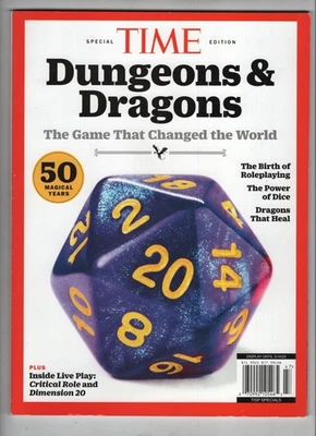 Dungeons & Dragons Special Edition Time Magazine 50 Magical Years FREE SHIPPING - Image 1 of 2