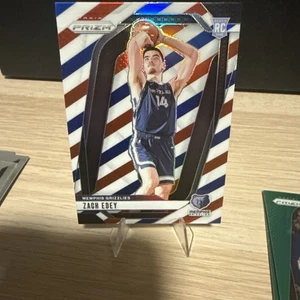 Panini Prizm 2024-25 - Zach Edey #249 rojo blanco y azul Prizm (RC) - Imagen 1 de 6