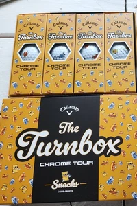 Callaway Golf 2025 Chrome Tour Turnbox Golf Balls (1) Dozen, 12 Balls White - Picture 1 of 1
