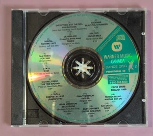 Warner Music Canada Dance Disc PROD 99048 August 1999 CD Various - Picture 1 of 3