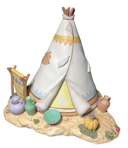 Joyous Are We Tipi Figur von Precious Moments Hawthorne Village First Thanks - Bild 1 von 16