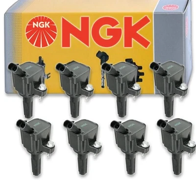 8 pc NGK 48719 U5151 Ignition Coils for UF497 UF-497 IC577 E997 D1935E fb - Image 1 of 4