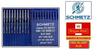 DCX27B27SUK M/BALL POINT SIZE: 130/21 OVER LOCK INDUSTRIAL SEWING MACHINE NEEDLE - Picture 1 of 3