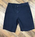 Polo Ralph Lauren Chino Shorts Size 30 Navy Blue Classic Fit Men's Cotton 9" Ins