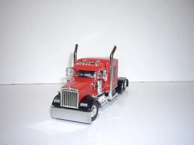 DCP FIRST GEAR 1/64 RED AND BLACK KENWORTH W900L WITH 72" AEROCAB SLEEPER - Image 1 of 4