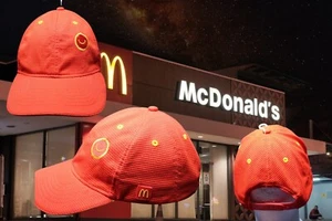 Mütze Cap McDonald’s Mitarbeiter Orange - Bild 1 von 9