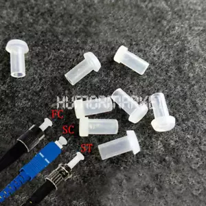 1000x Fiber Optic Cable Dust Cap tutamen FC ST SC Dust Cover Clean Connector - Picture 1 of 1