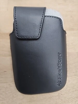 OEM Blackberry Leather Swivel Holster Case Pouch Belt Clip For Bold 9900 9930 - Image 1 of 4