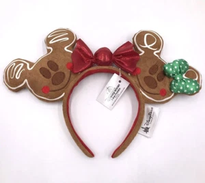 Ears Disneyland Disney Parks Rare 2019 Christmas Holiday Gingerbread Headband - Picture 1 of 3