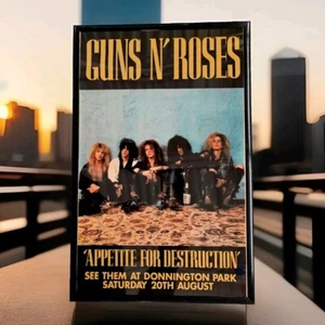 Guns N Roses Donnington Park London Konzert Poster 11 x 17 gerahmt - Bild 1 von 2