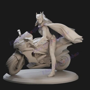 Batgirl On Motorcycle 1/18 Kit Modellismo Stampa 3D Kit Modelli Non Dipinto Non Assemblato GK - Foto 1 di 3