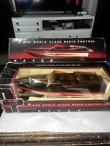 VTG 1989 BSA WORLD CLASS RADIO CONTROL BOAT RAVEN 3310 NOS WORKS - Picture 1 of 24