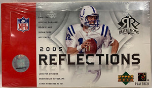 2005 UPPER DECK REFLECTIONS NFL FOOTBALL HOBBY BOX AARON RODGERS RC NEW SEALED