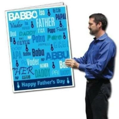 VICTORYSTORE 3' Tall Stock Design Giant Father's Day Card