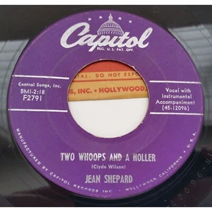 Jean Shepard Two Whoops and A Holler Why Did You Wait 45 Country Capitol F2791 - Bild 1 von 3