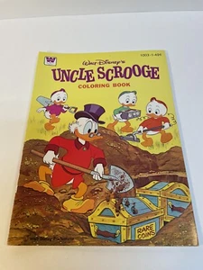 VINTAGE Walt Disneys Onkel Dagobert Malbuch 1978 Golden Book Donald Duck - Bild 1 von 4