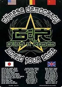 Guns n Roses 2002 (Fahnen) Blechschild (ka) REDUZIERT AUF KLAR! - Bild 1 von 1