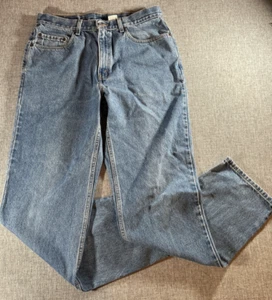 Vintage Levis 468 34x34 Relaxed Straight Leg Y2K Medium Wash Jeans Denim 2002 - Bild 1 von 17