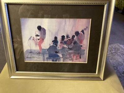 Jim Tanaka “Stomping At The Savor” Serie de Jazz No. 701 enmarcado y firmado Foto 1 de 4