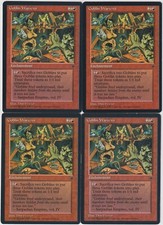 MTG 4X Goblin Warrens X4  Fallen Empires - Magic - LP/NM