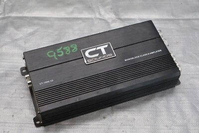 2000 HONDA S2000 AP1 F20C 2.0L CT SOUNDS 1000 MONOBLACK AMPLIFIER ASSY #3397 - Image 1 of 4