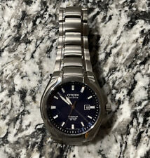 Citizen Eco Drive Titanium Sapphire (E111- S078369) 43mm 100M W/R Men's Watch
