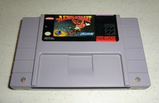 ~Authentic Aero The Acro-Bat Video Game for Super Nintendo SNES ~Clean & Works~