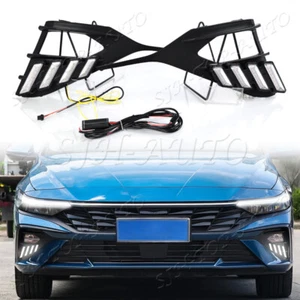 Fits 2024-2025 Hyundai Elantra LED Front Daytime running lights Fog lamp 2pcs - Bild 1 von 11