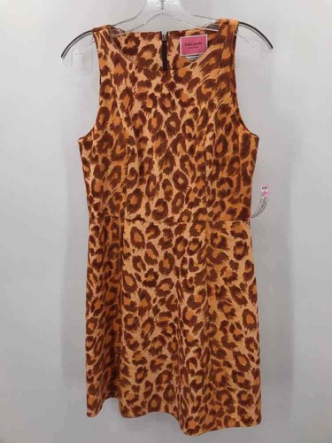 Abito smanicato Kate Spade arancione taglia small tubino lunghezza ginocchio