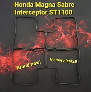 4 Carb Float Bowl Gaskets Honda Interceptor VF1000 Guaranteed to fit! No Leaks!! - Picture 1 of 1