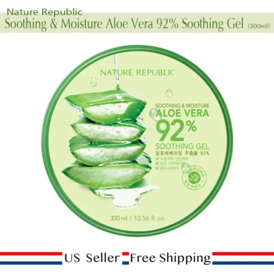 Nature Republic Soothing & Moisture Aloe Vera 92% Soothing Gel 300ml [US SELLER] - Image 1 of 3