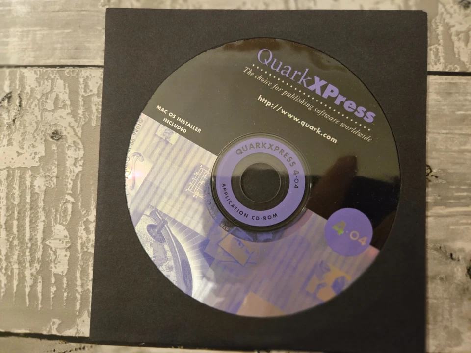QuarkXPress 4.04 Desktop Publishing Software for Mac OS Vintage - Image 1 of 1