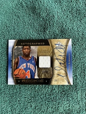 2005-06 SP Authentic Authentics /100 Nate Robinson #115 RPA Rookie Patch Auto RC - Image 1 of 2